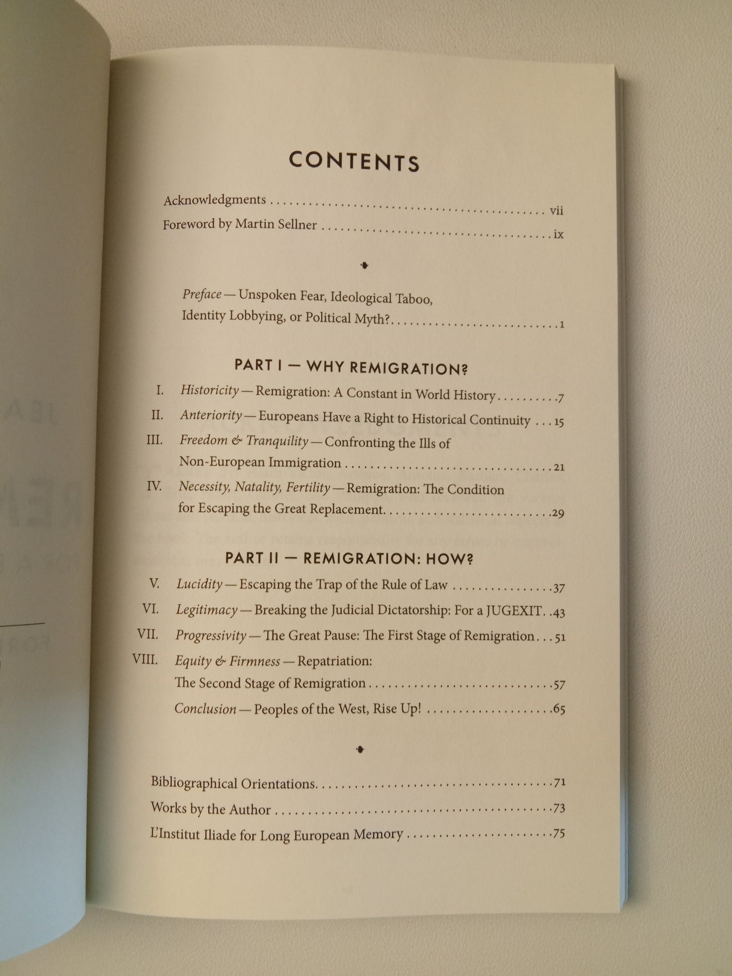 Remigration: For a Europe for Our Children by Jean-Yves le Gallou PB