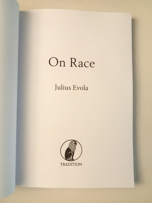On Race by Julius Evola PB