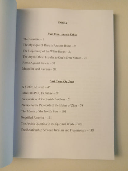 On Race by Julius Evola PB