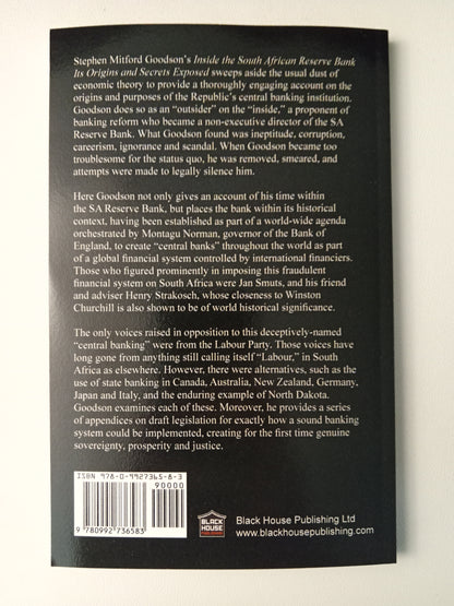 Inside the South African Reserve Bank by Stephen Goodson PB