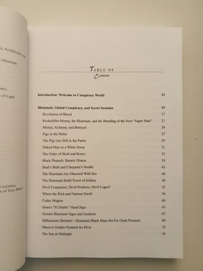 Conspiracy World: A Truthteller's Forbidden Knowledge by Texe Marrs PB