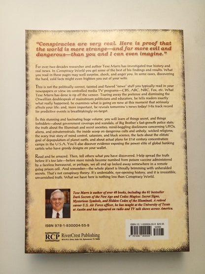 Conspiracy World: A Truthteller's Forbidden Knowledge by Texe Marrs PB