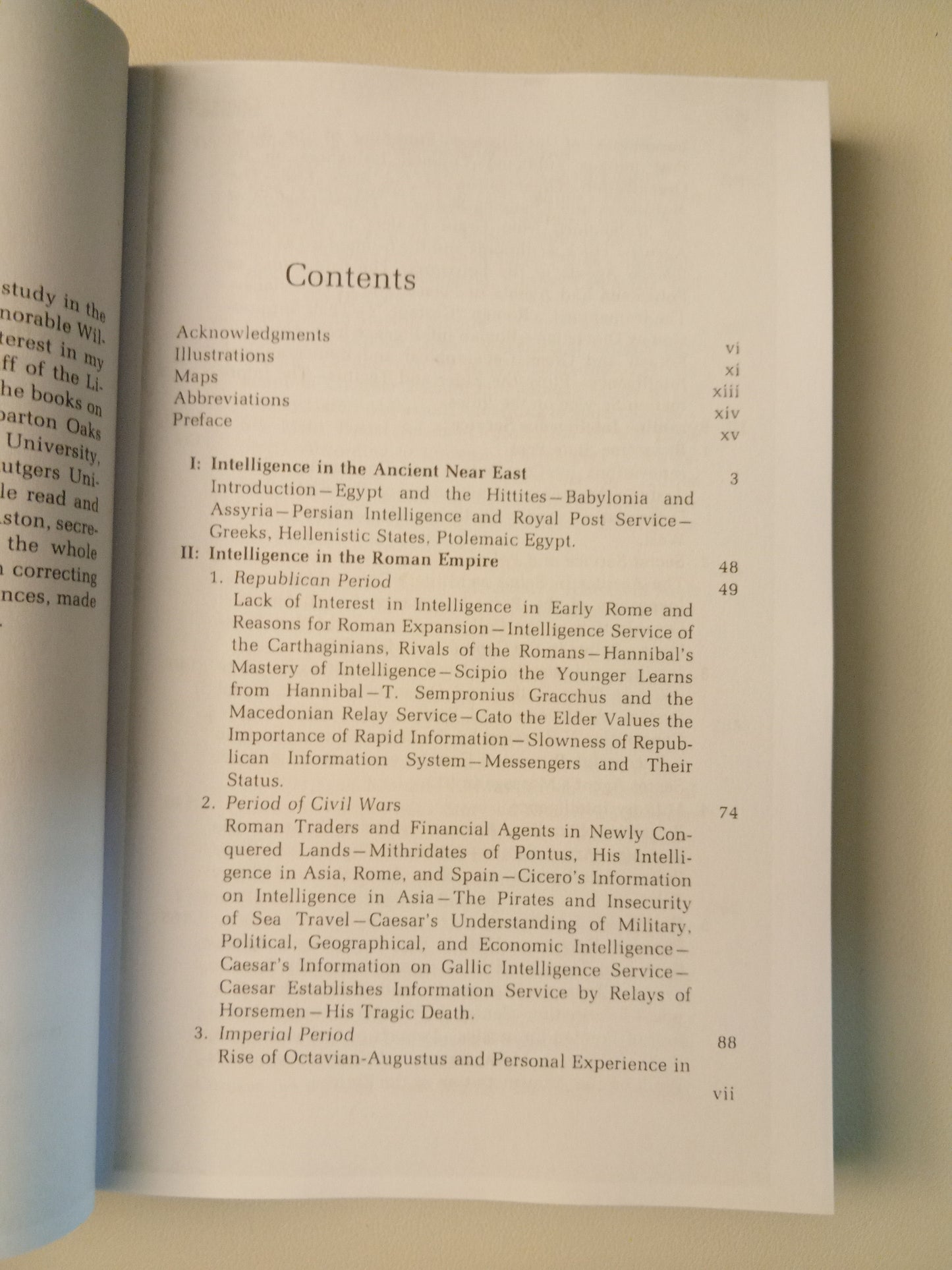 Origins of the Intelligence Services by Francis Dvornik PB