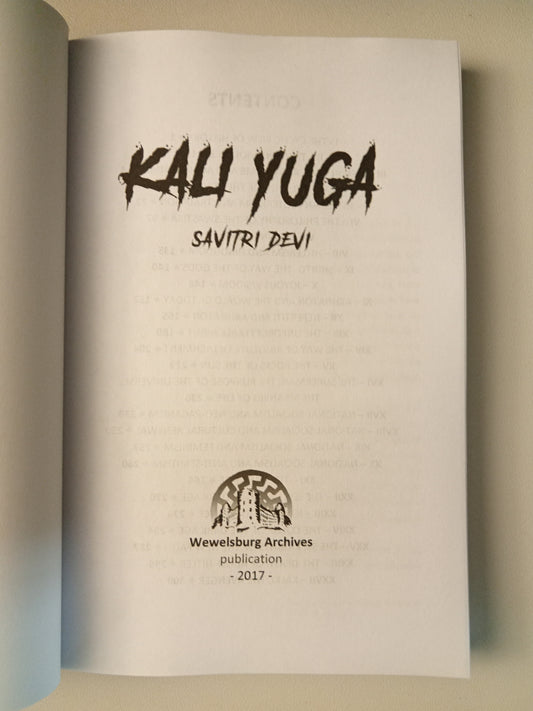 Kali Yuga by Savitri Devi PB