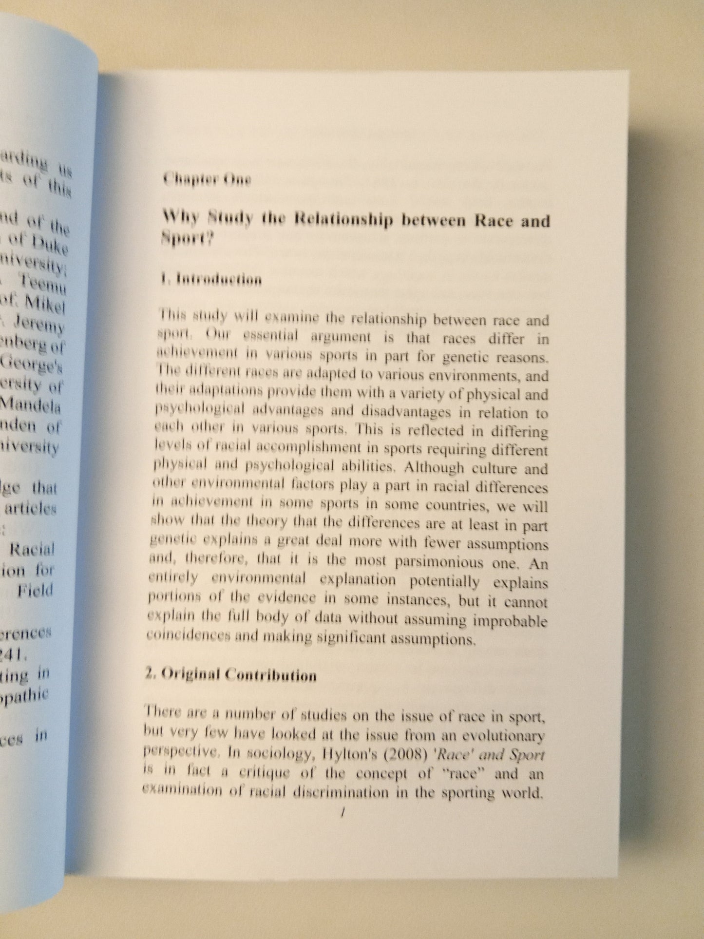 Race and Sport: Racial Differences in Sporting Ability by Richard Lynn PB