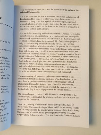 'Jew As Criminal by Keller Andersen PB