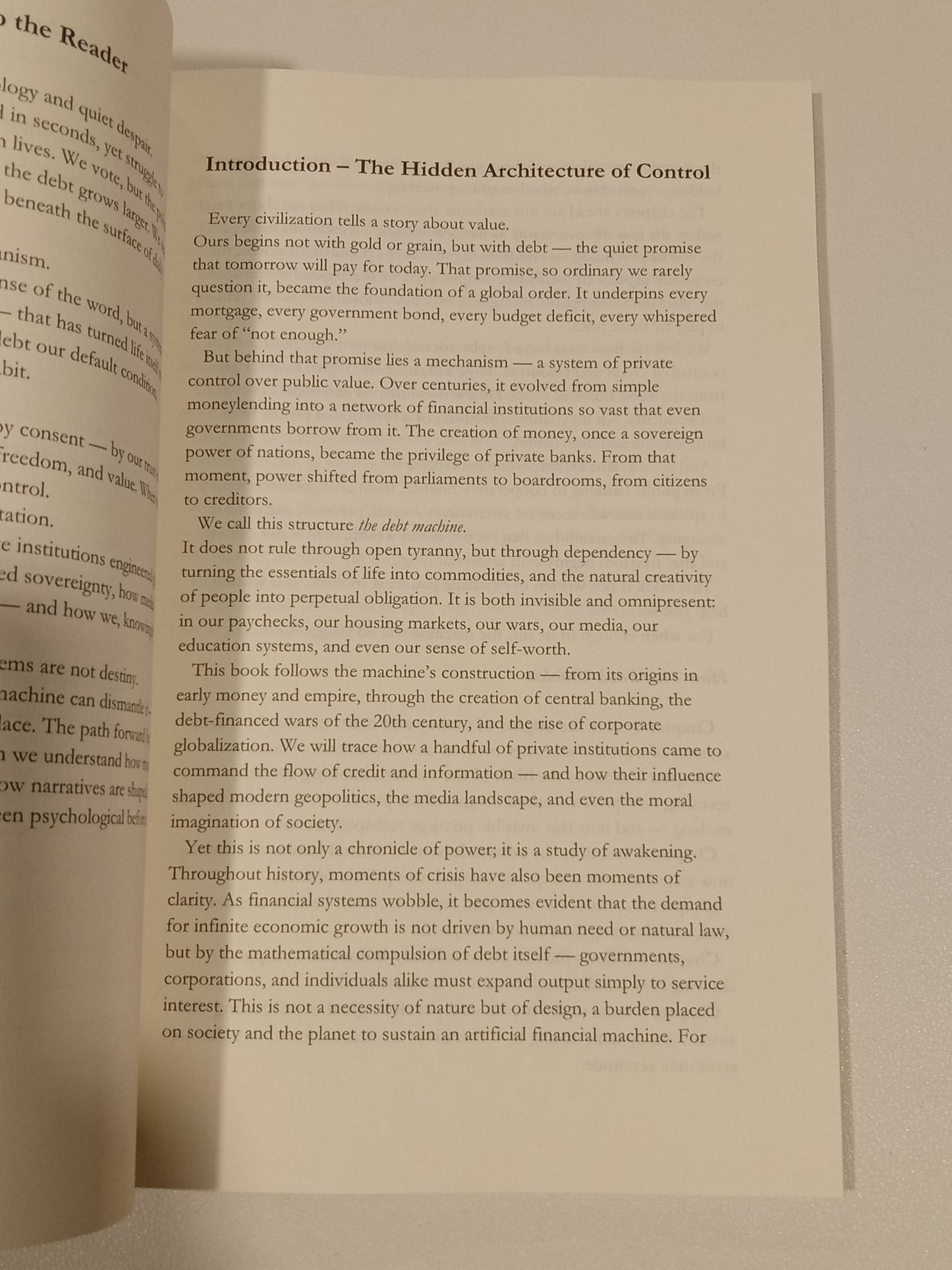 Debt Machine: How Private Banks Engineered Global Control by Mark Keenan PB