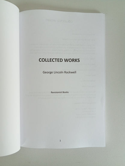 Collected Works by George Rockwell PB