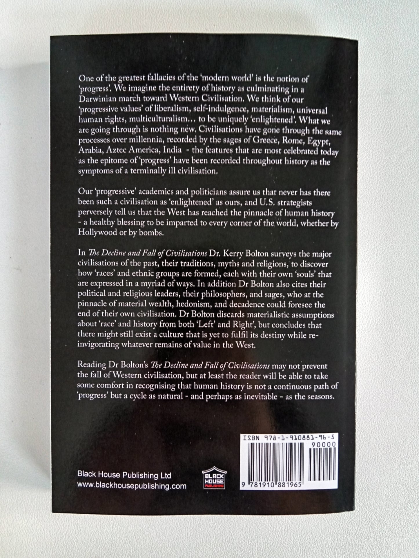 Decline and Fall of Civilizations by Kerry Bolton PB