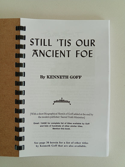 Still 'Tis Our Ancient Foe by Kenneth Goff CB