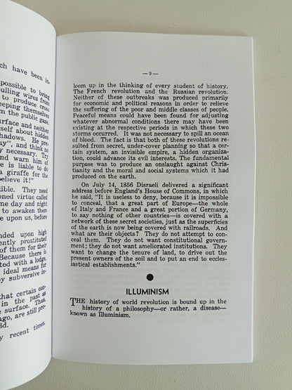 Adam Weishaupt: A Human Devil by Gerald Winrod SB