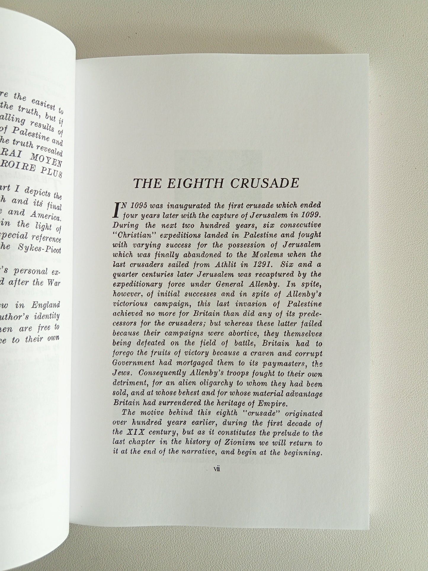 Eighth Crusade: Uncensored Disclosures by Bertie Waters-Taylor PB