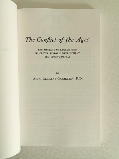 Conflict of the Ages by Arno Gaebelein PB