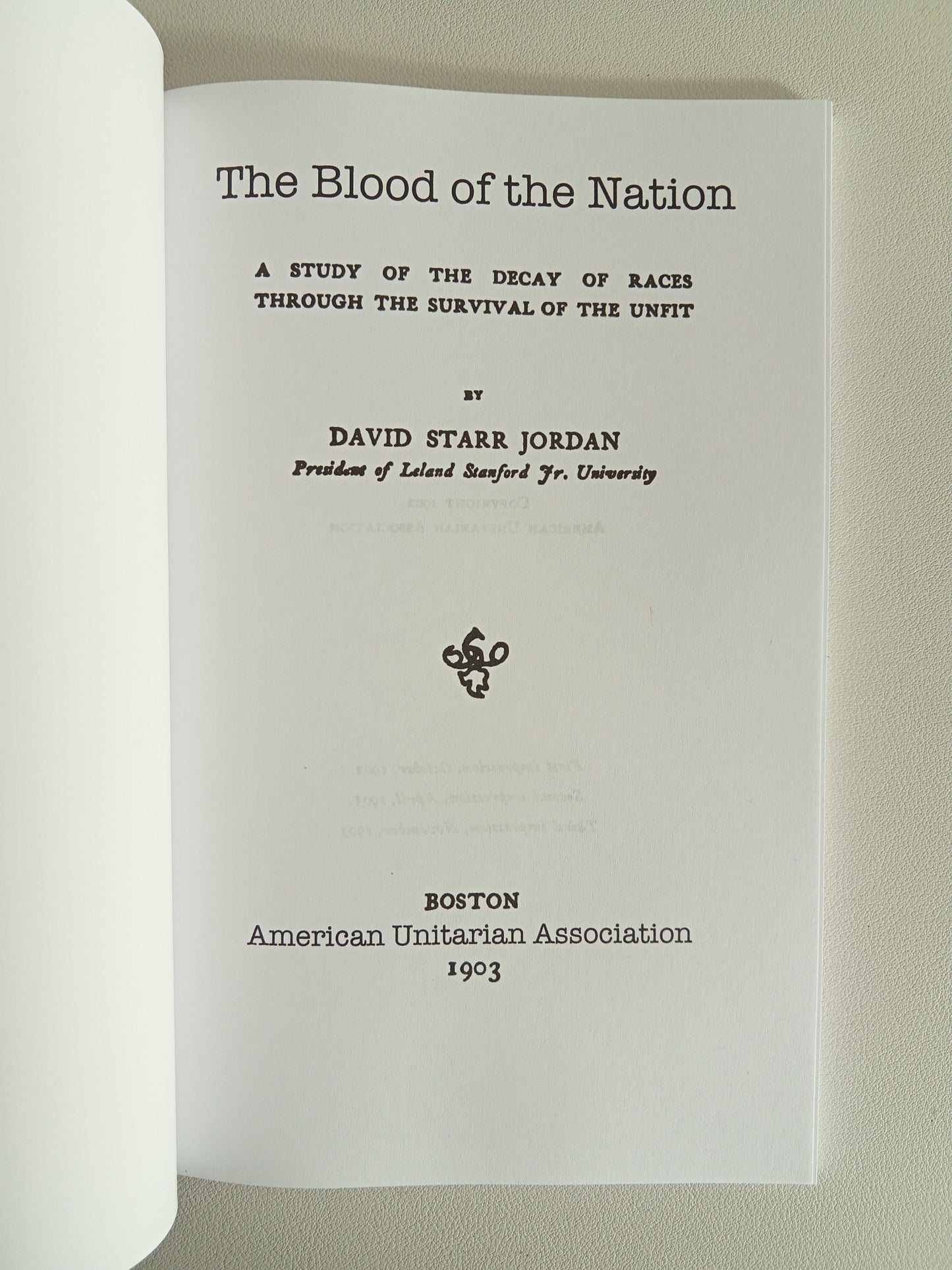 Blood of the Nation by Jordan Starr PB