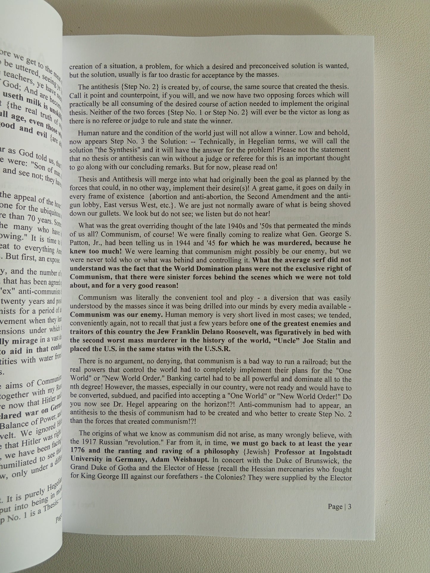 Communism a Jewish Talmudic Concept by Willie Martin PB