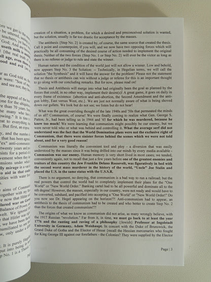 Communism a Jewish Talmudic Concept by Willie Martin PB