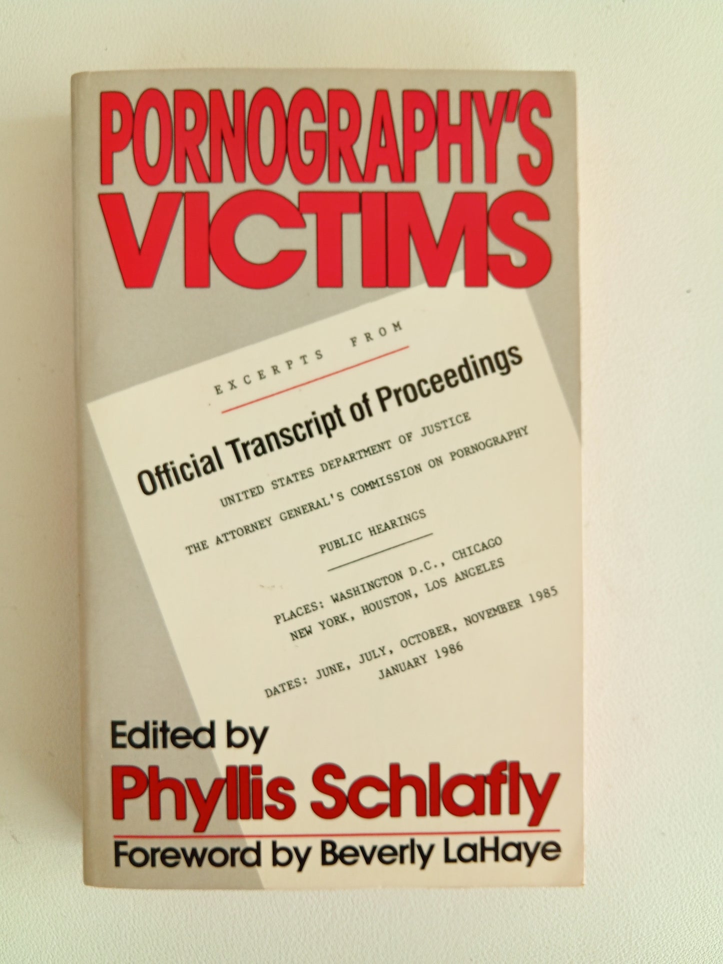 Pornography's Victims by Phyllis Schlafly PB