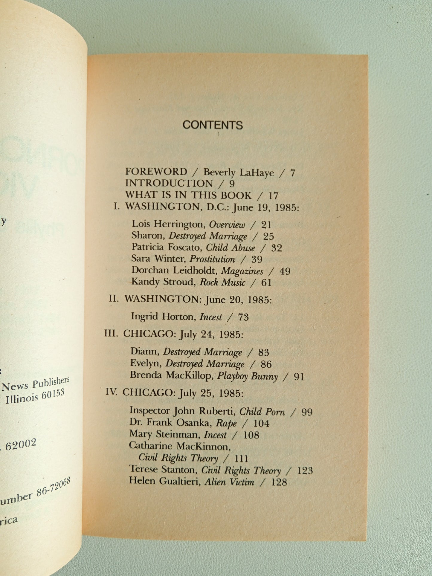 Pornography's Victims by Phyllis Schlafly PB
