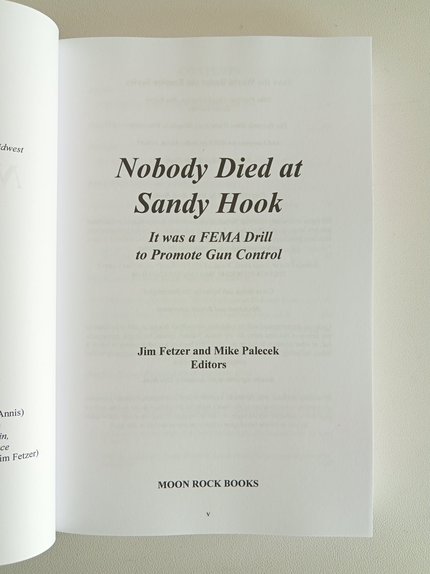 Nobody Died at Sandy Hook: Drill to Promote Gun Control by Jim Fetzer PB
