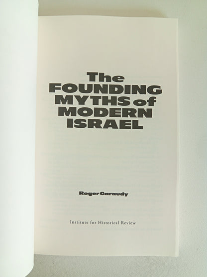 Founding Myths of Modern Israel by Roger Garaudy PB