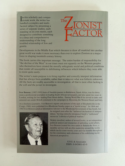 Zionist Factor: Jewish Impact on History by Ivor Benson PB