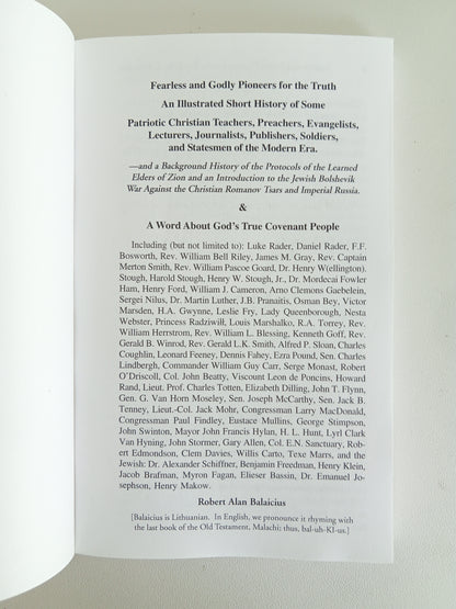 Fearless and Godly Pioneers for the Truth by Robert Balaicius PB
