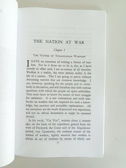 Nation at War by Erich Ludendorff PB