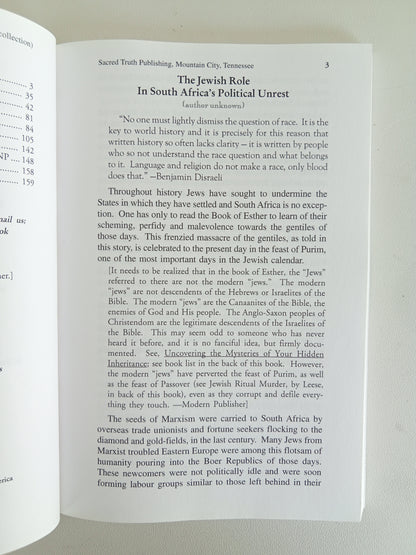 Jews and South Africa by Robert Balaicius PB