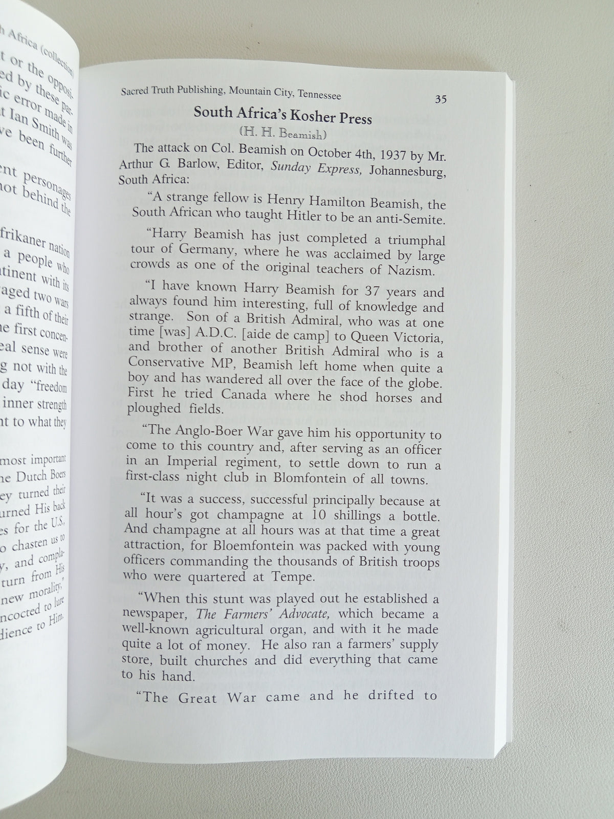 Jews and South Africa by Robert Balaicius PB