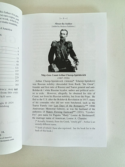 Gentiles' Review by Arthur Cherep-Spiridovich PB