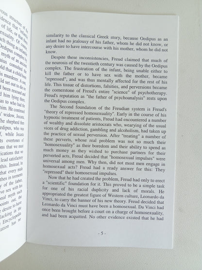 Sigmund Freud: Antichrist Devil by Eustace Mullins SB