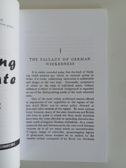 Dealing in Hate: The Development of Anti-German Propaganda by Michael Conners PB