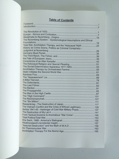 Nuremberg System: Conceptual Bases of World Order by Thomas Cyr PB