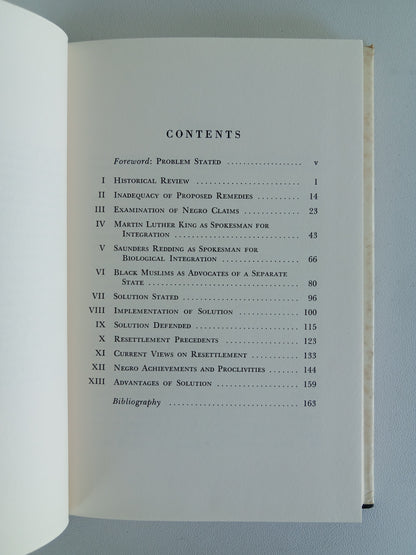 Resettlement: Relocation of the American Negro by Arthur Demarset HB