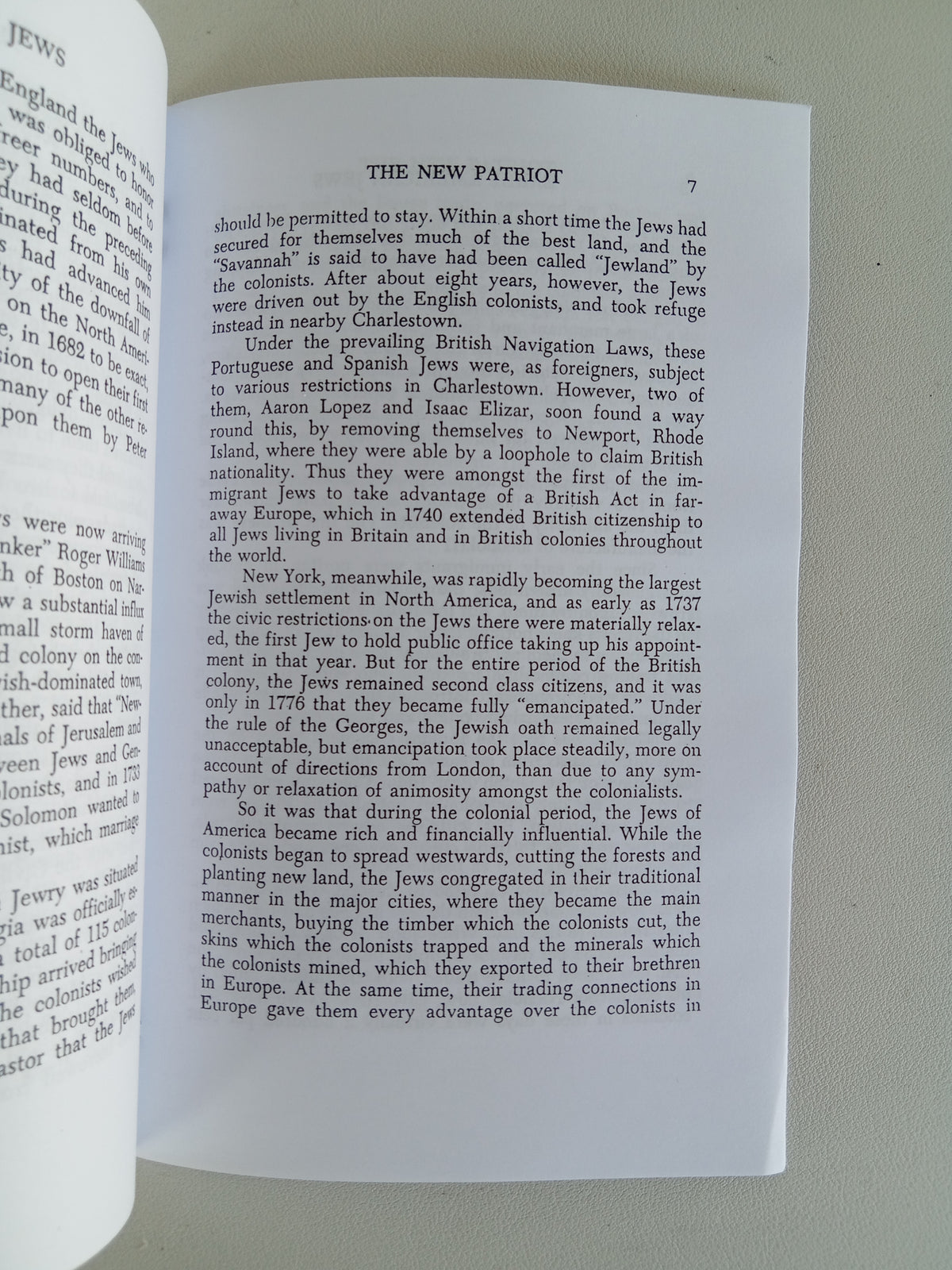 Early American Jews and the Slave Trade by Richard Bevan PA