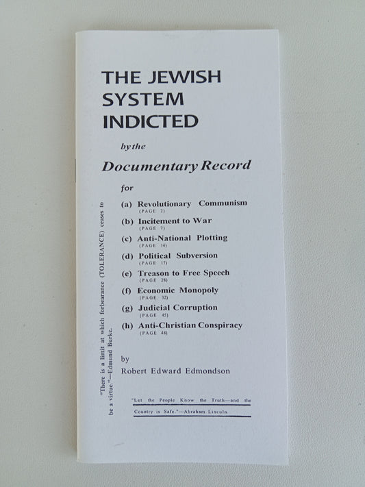 Jewish System Indicted by Robert Edmondson BR