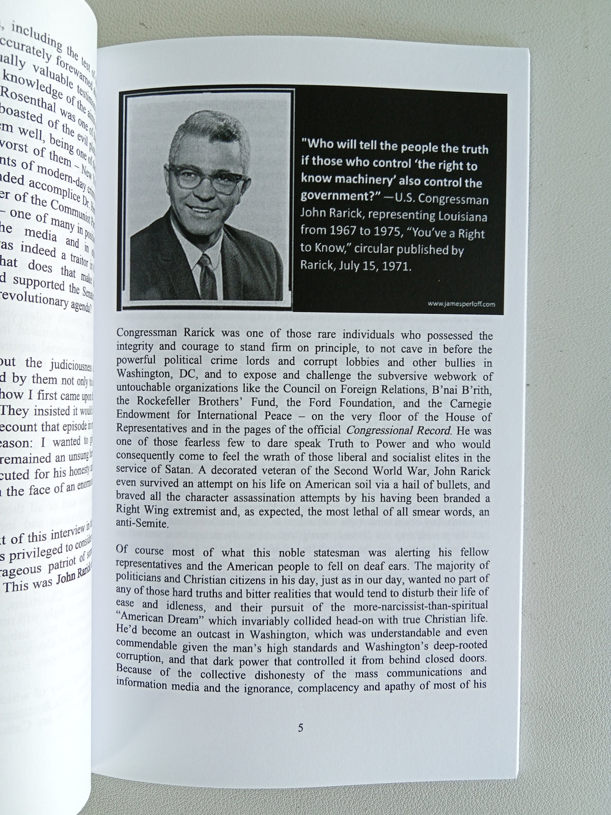 Rosenthal Interview by Hugh Akins PB