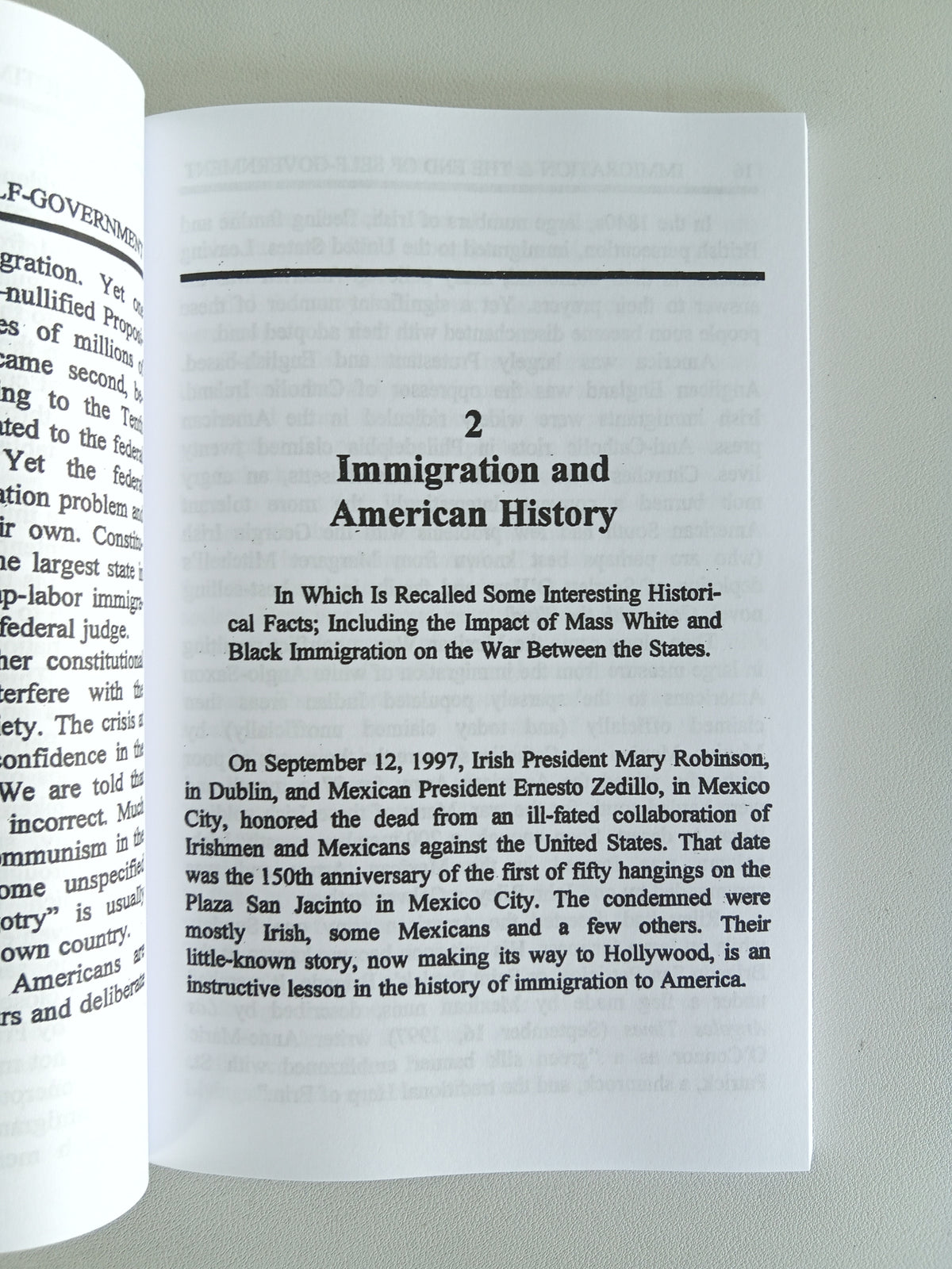 Immigration and the End of Self-Government by Louis March PB