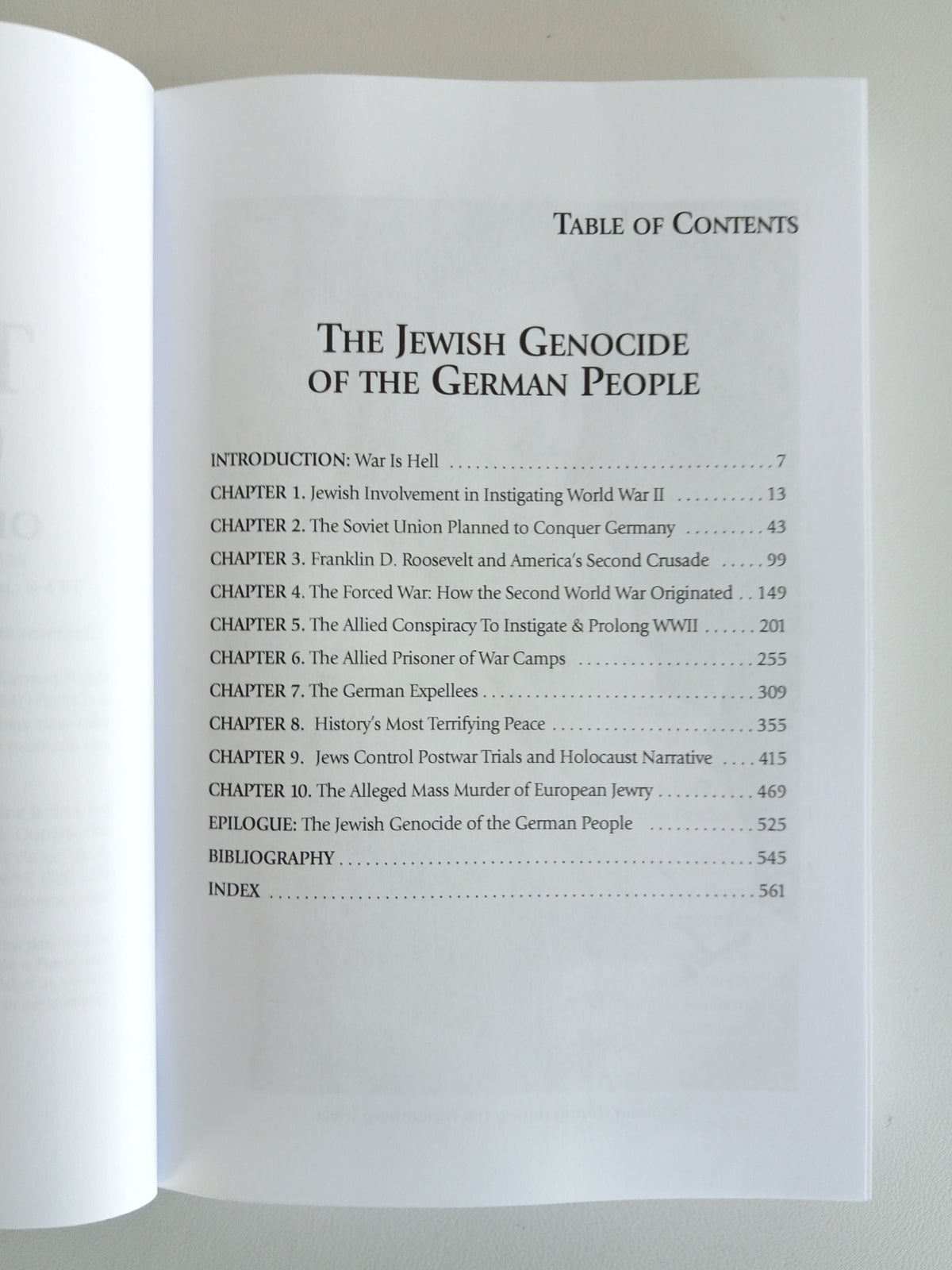'Jewish Genocide of the German People by John Wear PB
