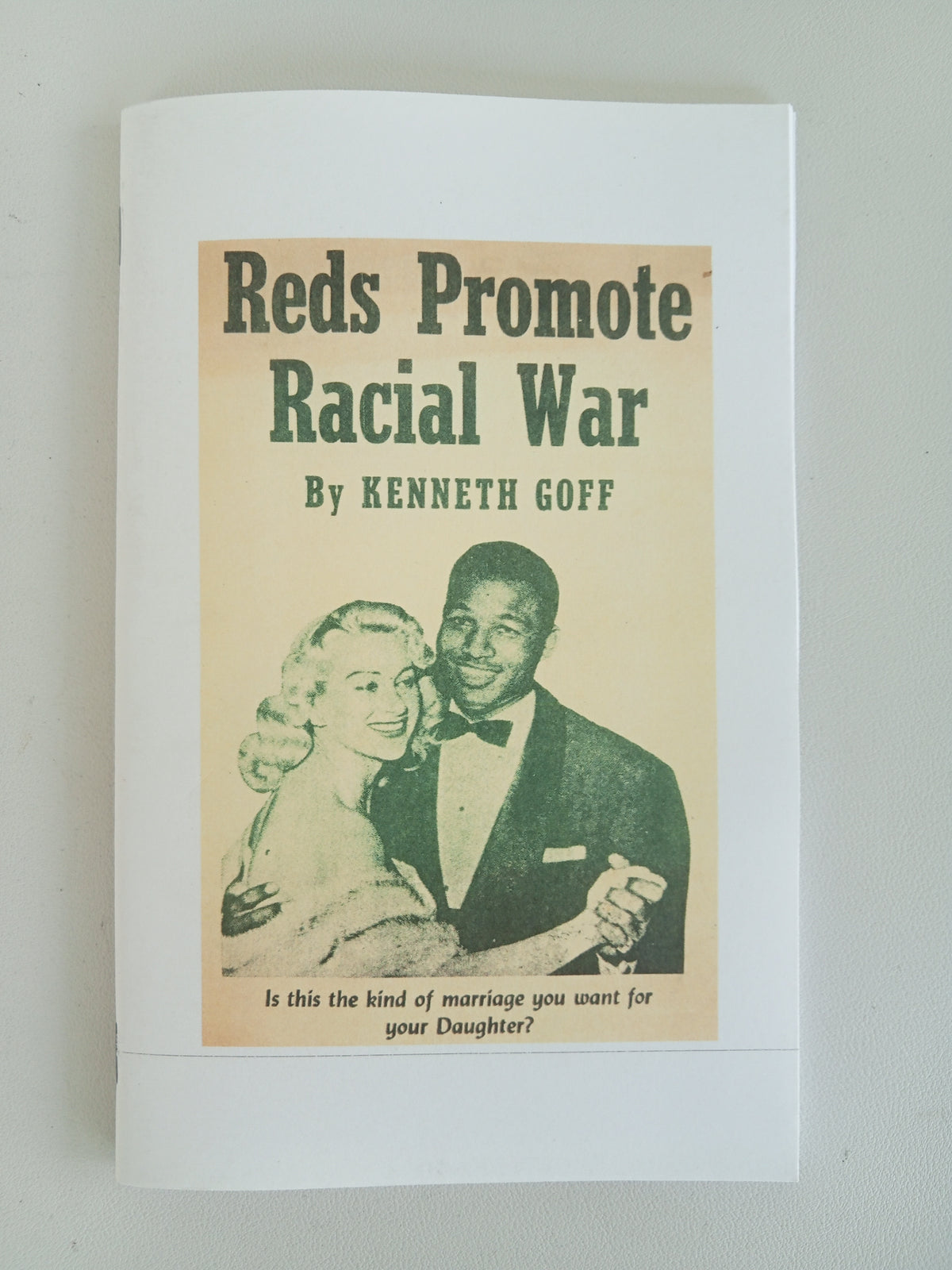 Reds (Jews) Promote Racial War by Kenneth Goff SB