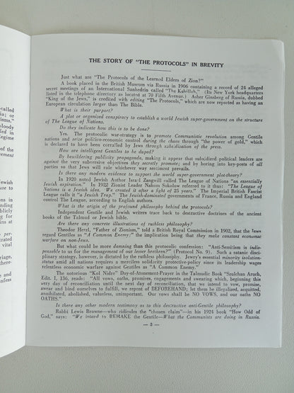 Damning Parallels of the Protocol Forgeries by Robert Edmondson SB