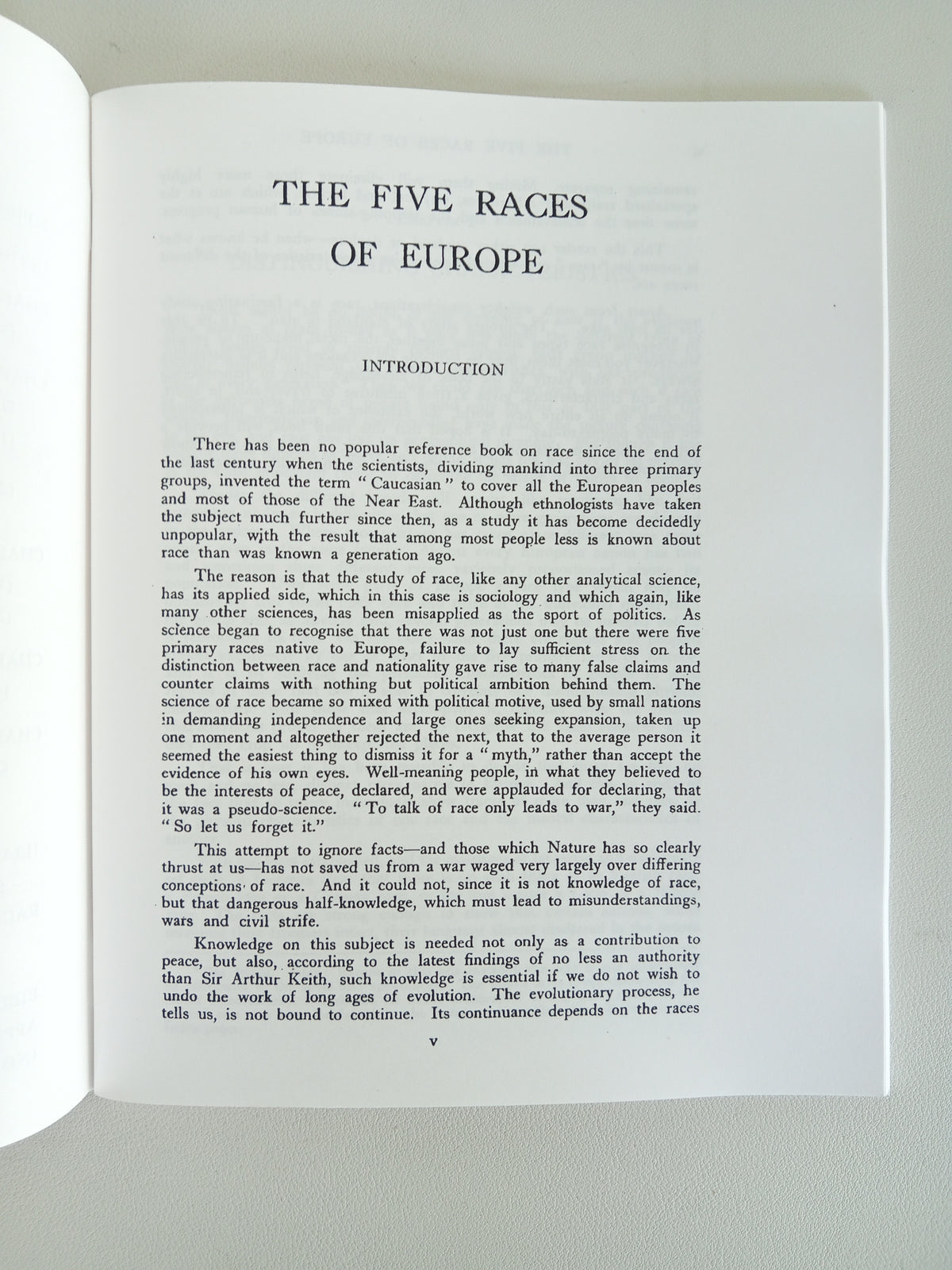 Five Races of Europe by George Pile SB