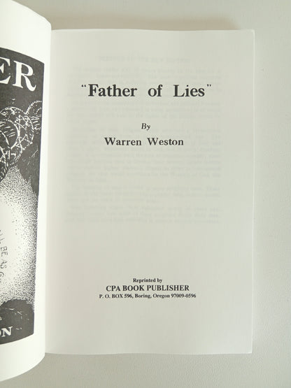 Father of Lies by Warren Weston PB