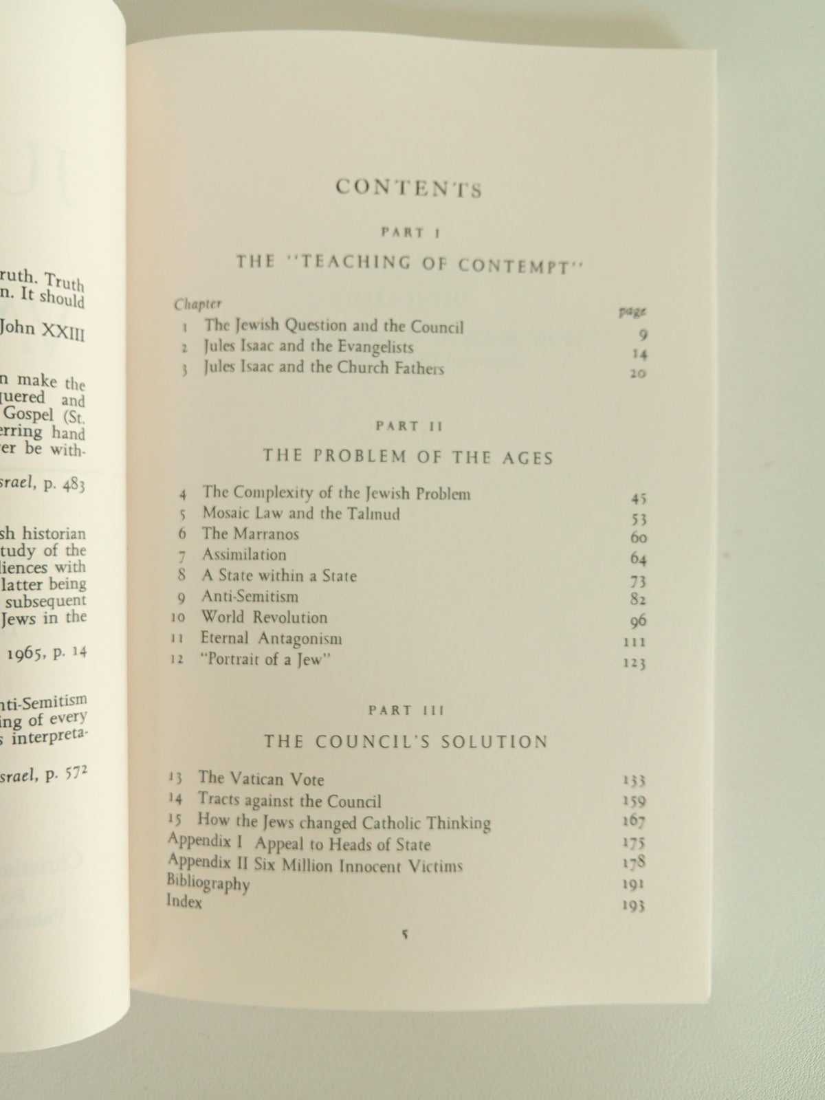 Judaism and the Vatican by Leon de Poncins PB