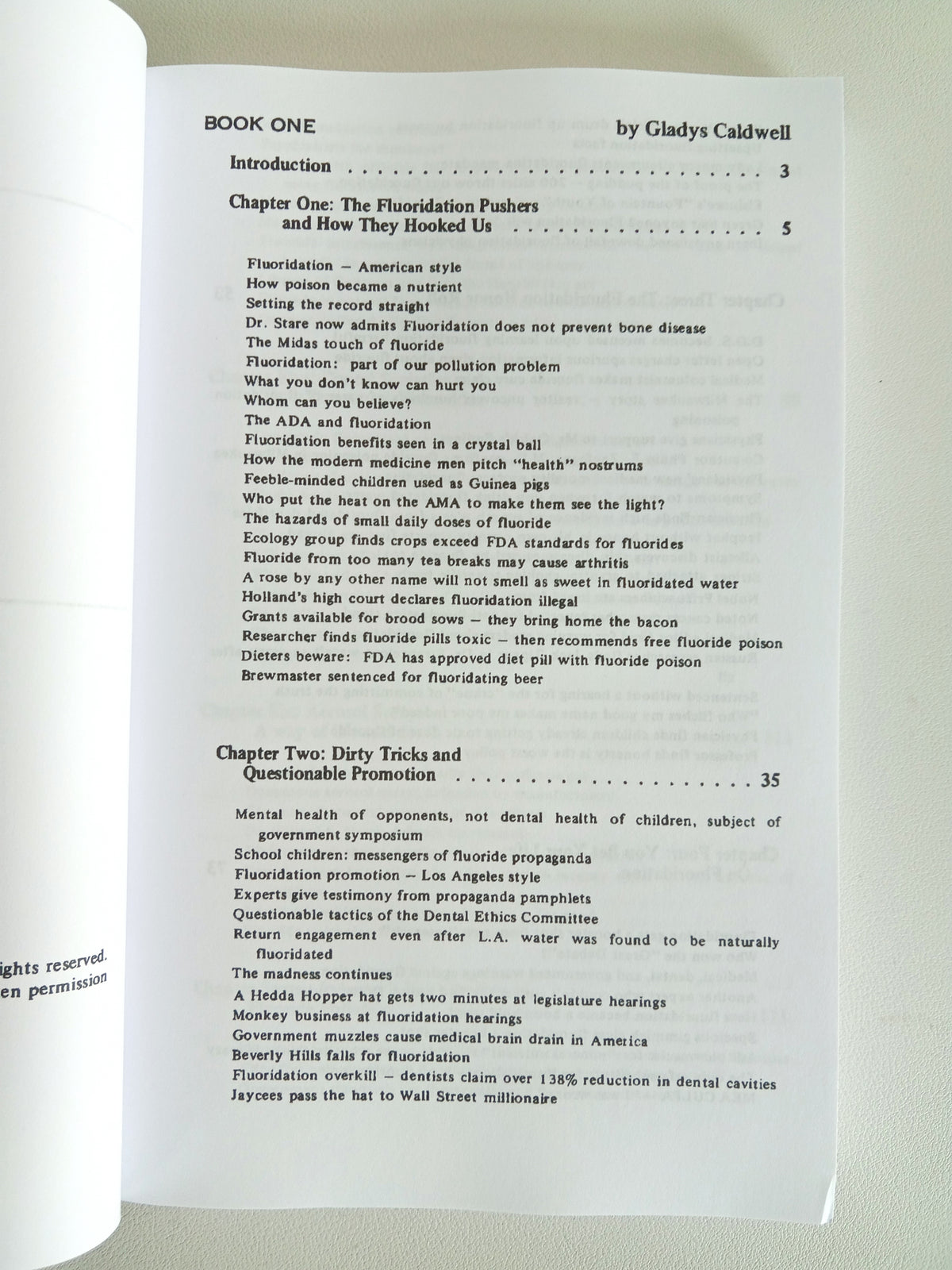 Fluoridation and Truth Decay by Gladys Caldwell PB