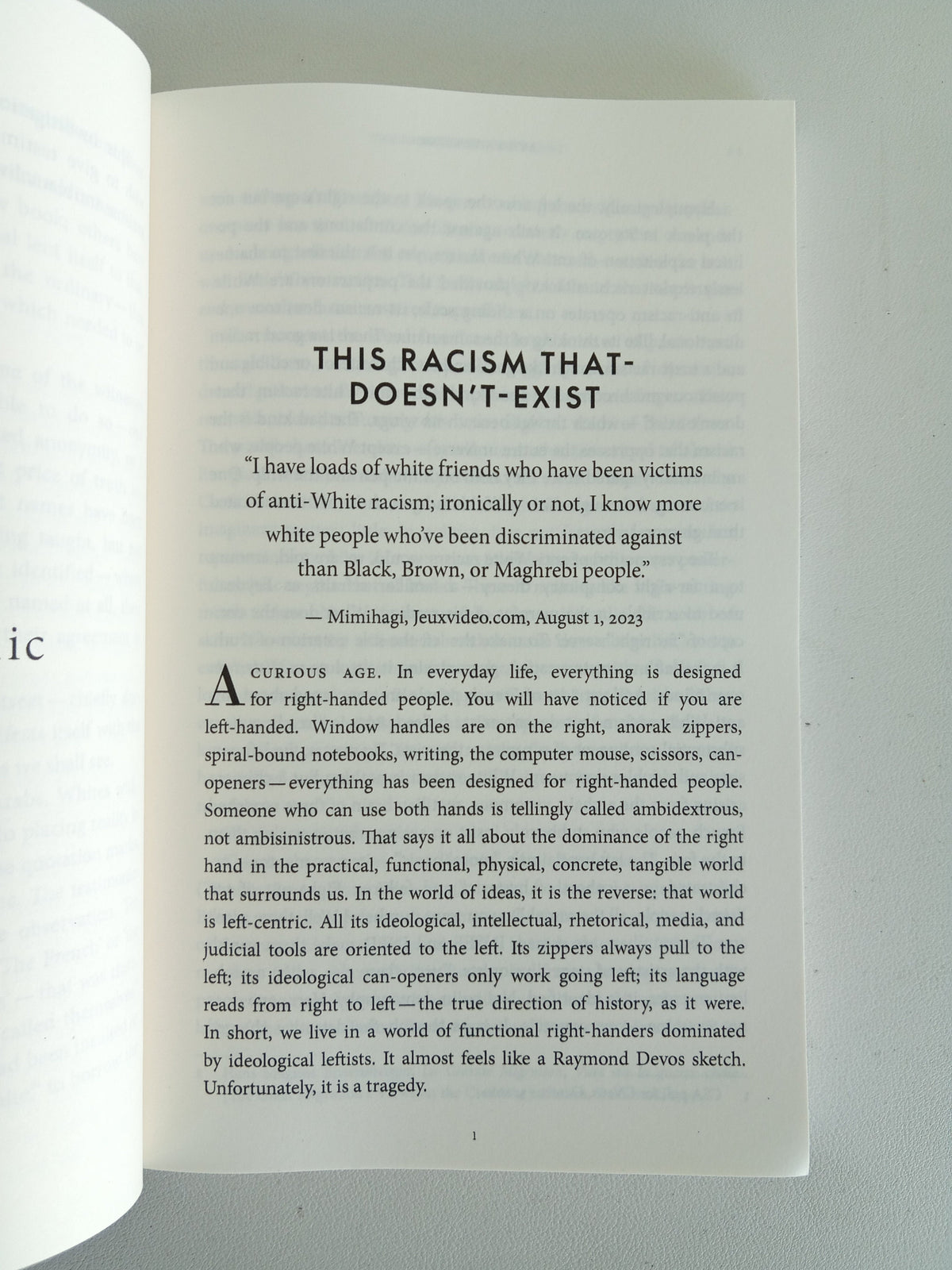 'Anti-White Racism: The Forbidden Investigation by Francois Bousquet PB