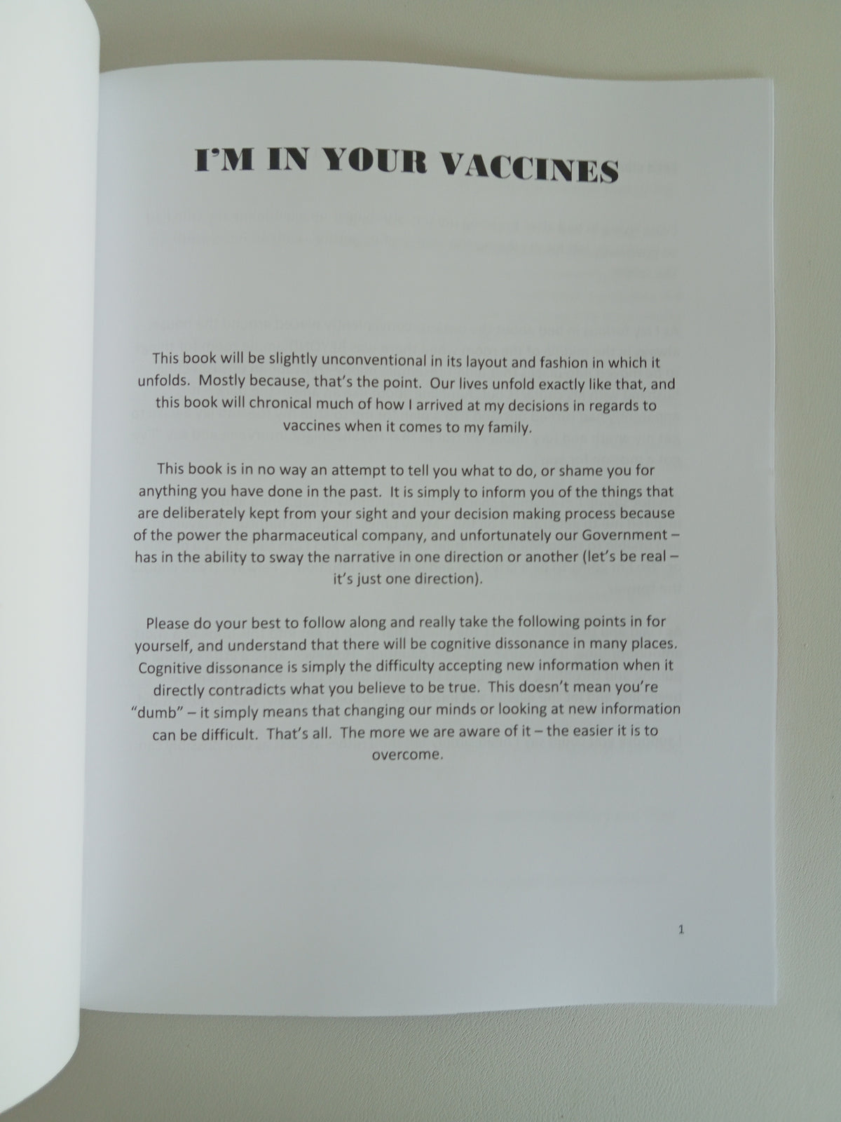 I'm in Your Vaccines by Adam Ringham PB