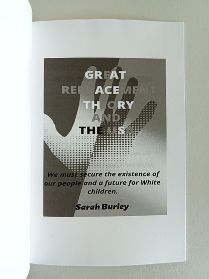 Great Replacement Theory and the USA by Sarah Burley PB