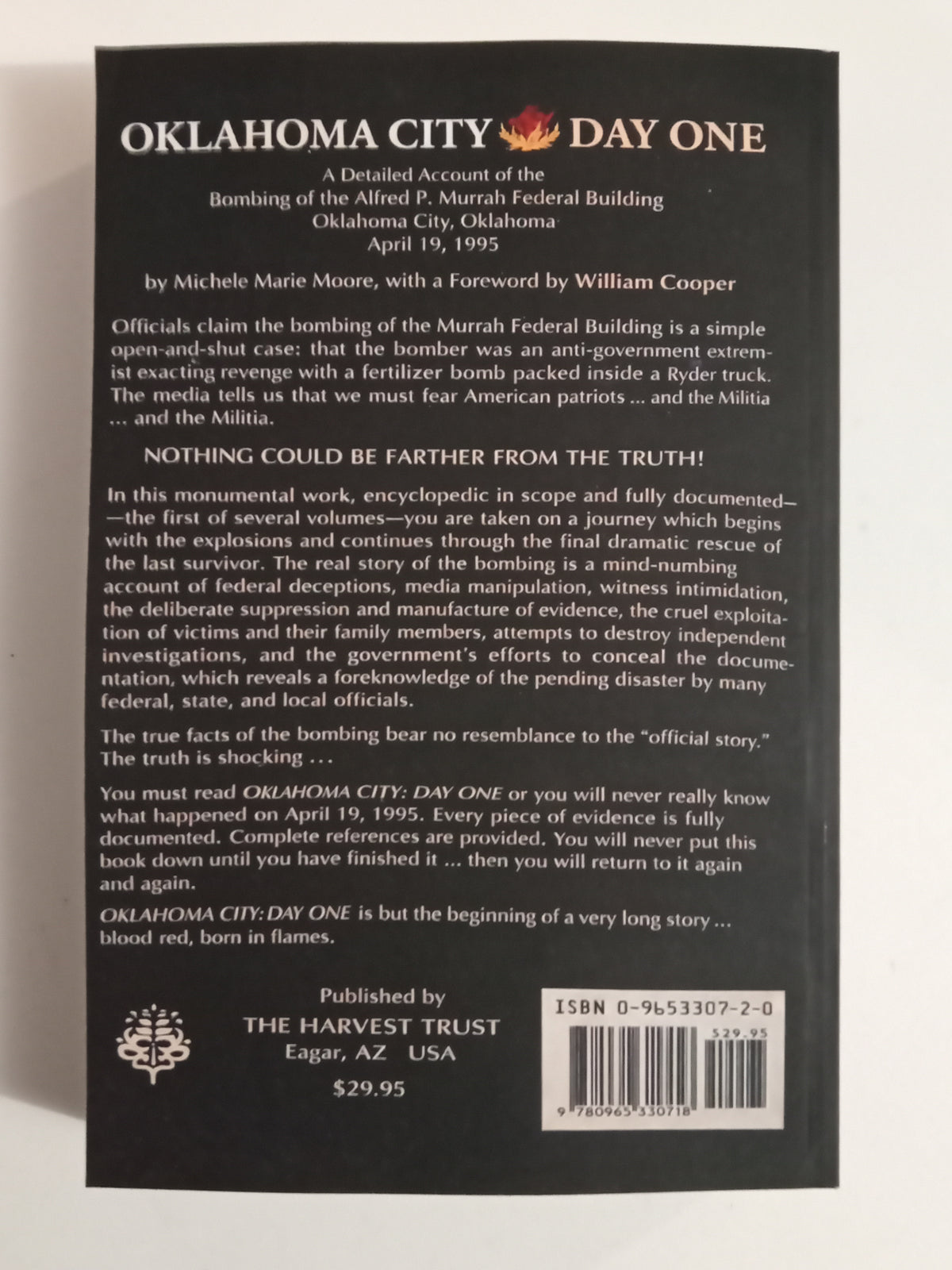 Oklahoma City: Day One by Michele Moore PB