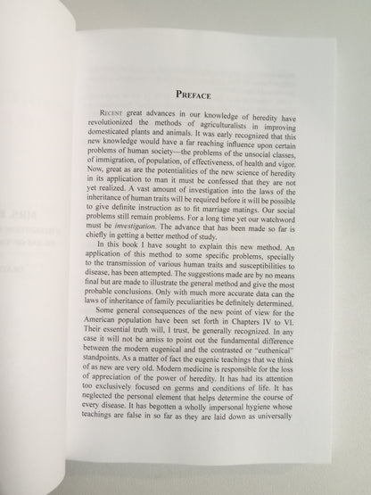 Heredity in Relation to Eugenics by Charles Davenport PB